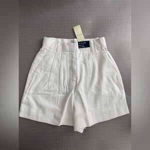 Abercrombie & Fitch Curve Love Sloane Tailored Linen-Blend Short